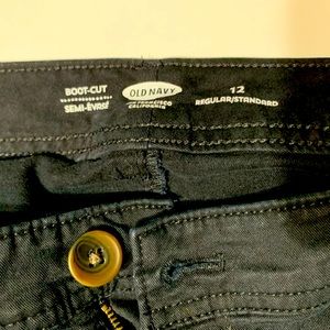 Old Navy Black Bootcut Pants.